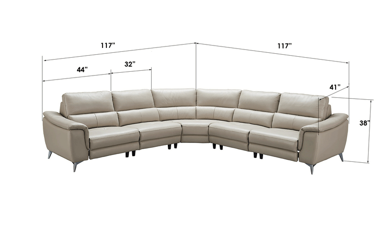 V951 SECTIONAL - Voguish Furniture
