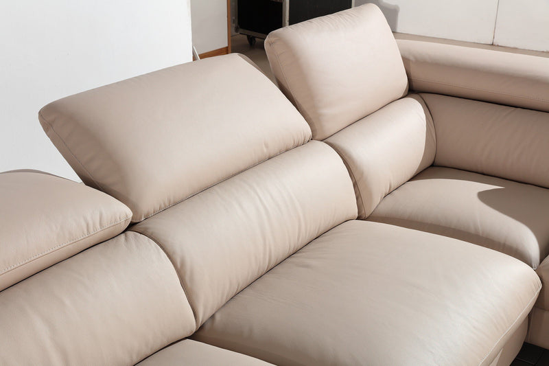 9220 Full Grain Italian Leather Sectional - Voguish Furniture