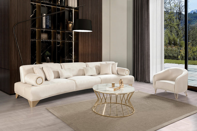 Napoli Pearl Sofa Set