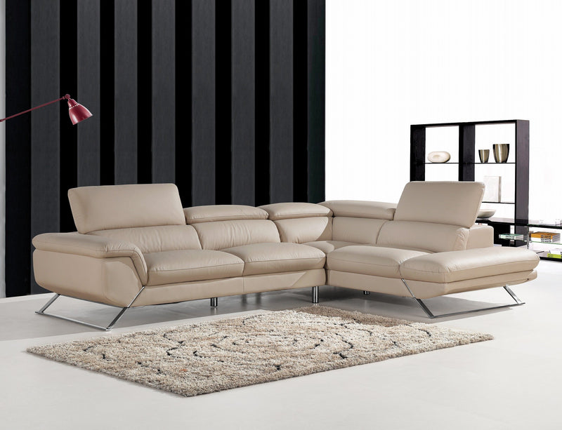 9220 Full Grain Italian Leather Sectional - Voguish Furniture