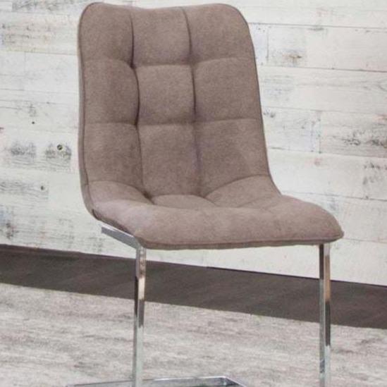 TINA / RAFINA SIDE W/Chrome Side Chair - Voguish Furniture