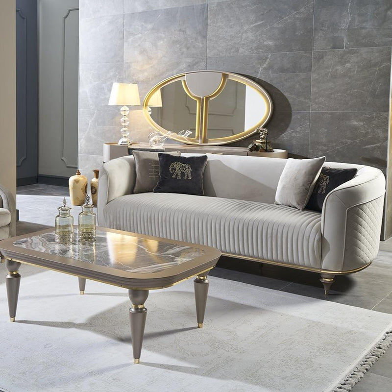 ARYA GOLD SOFA SET - Voguish Furniture