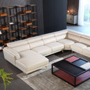 S1839 Full Grain Italian Leather Sectional - Voguish Furniture